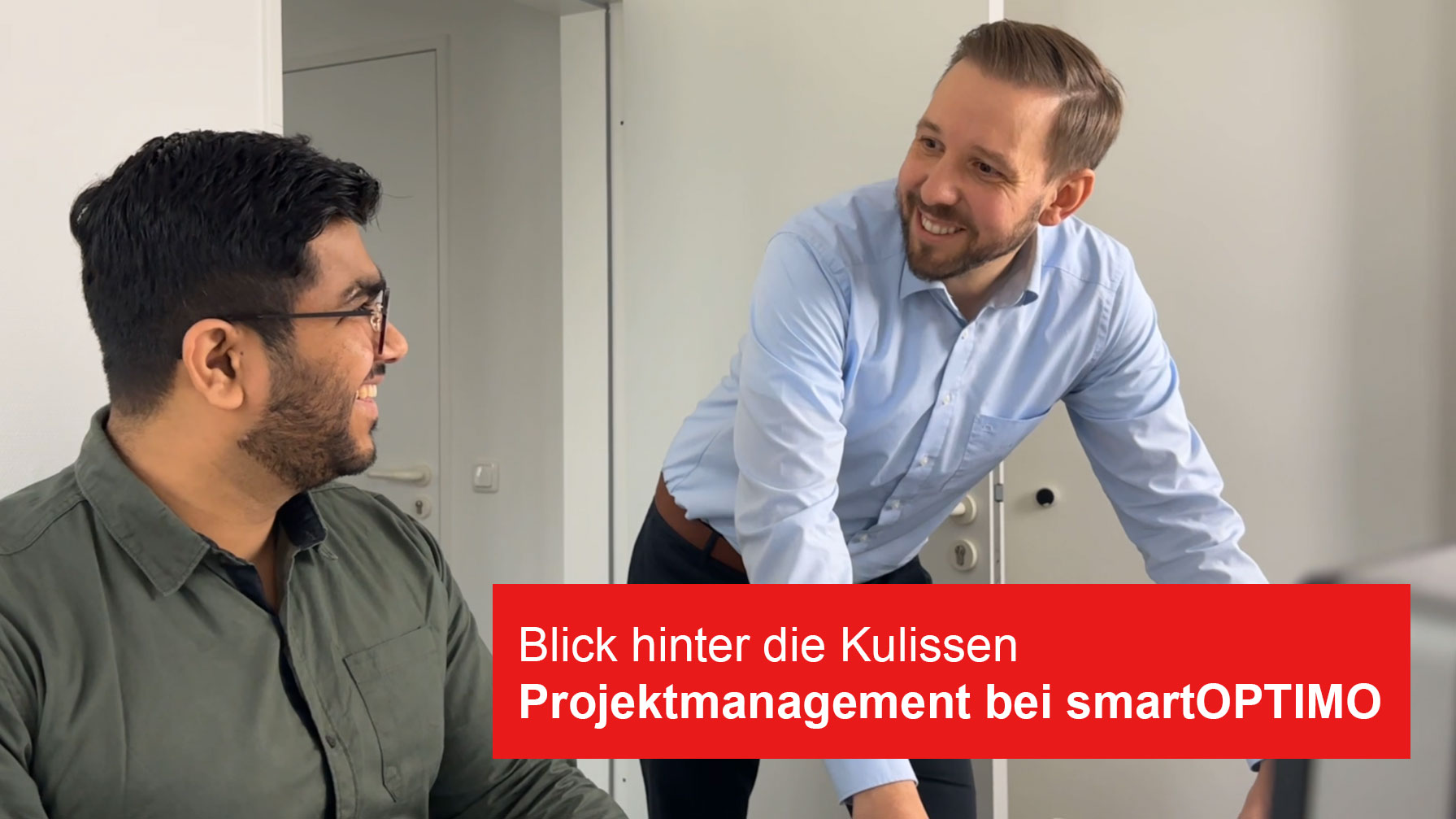 Startbild Blick hinter die Kulissen Projektmanagement